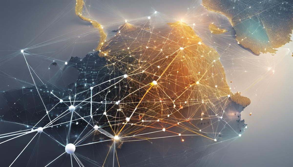 Illustration of network nodes with static routes