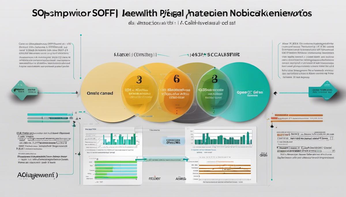 An image showing the intricacies of OSPF metrics, depicting the relationship between bandwidth and cost.