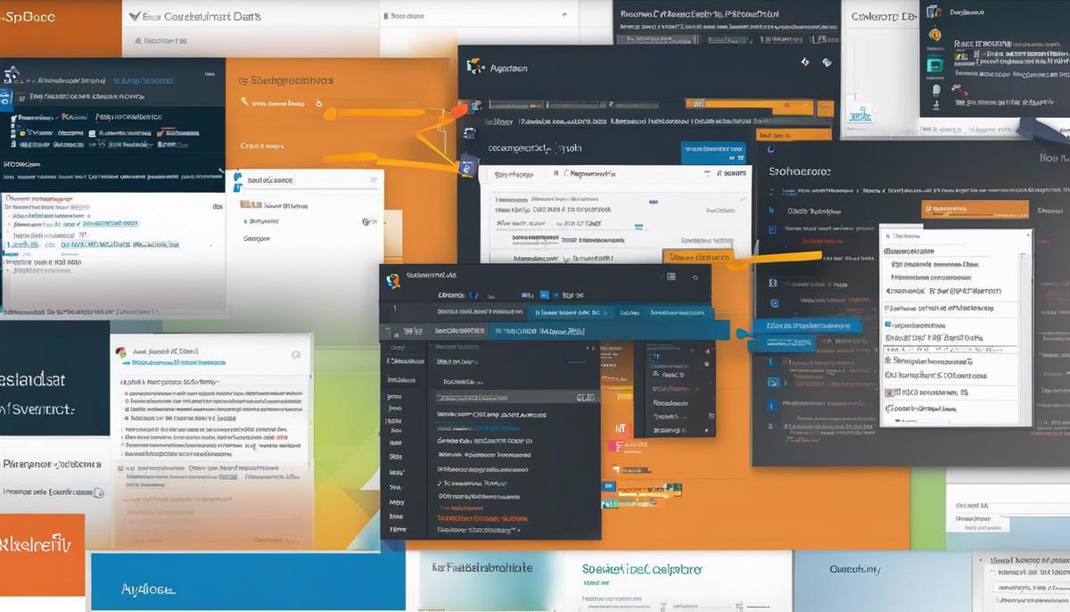 An image showing someone using SharePoint's advanced query syntax to search for specific data in a database.