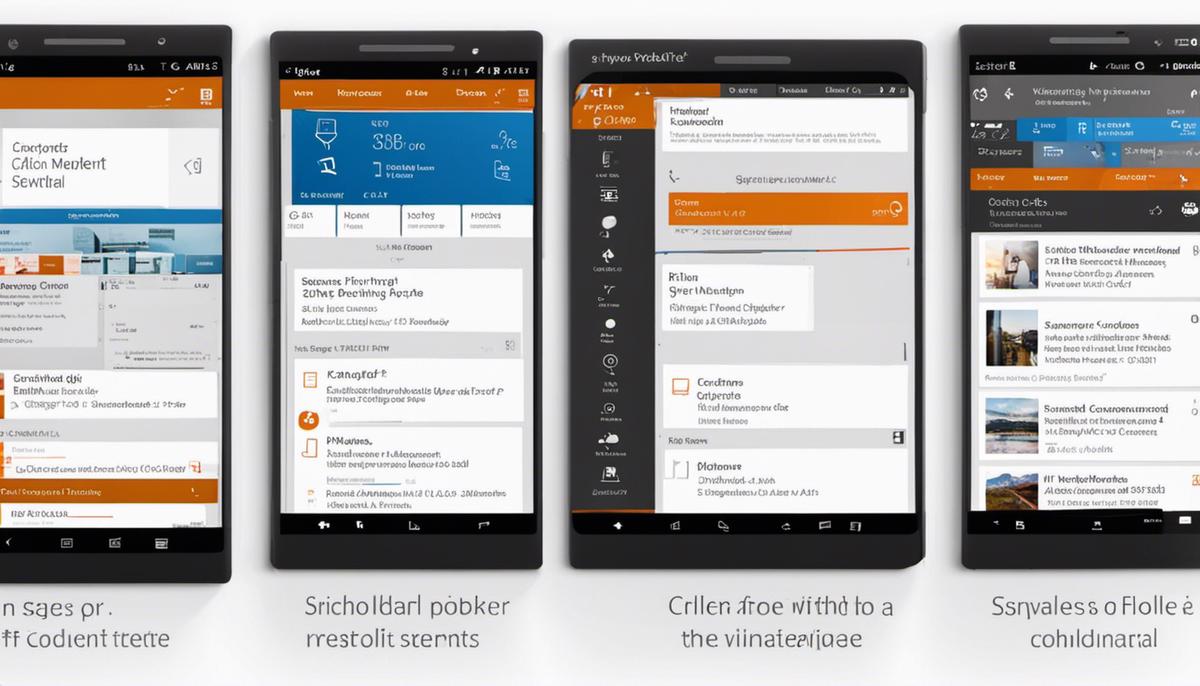 A screenshot of the SharePoint mobile app interface showing files and folders.