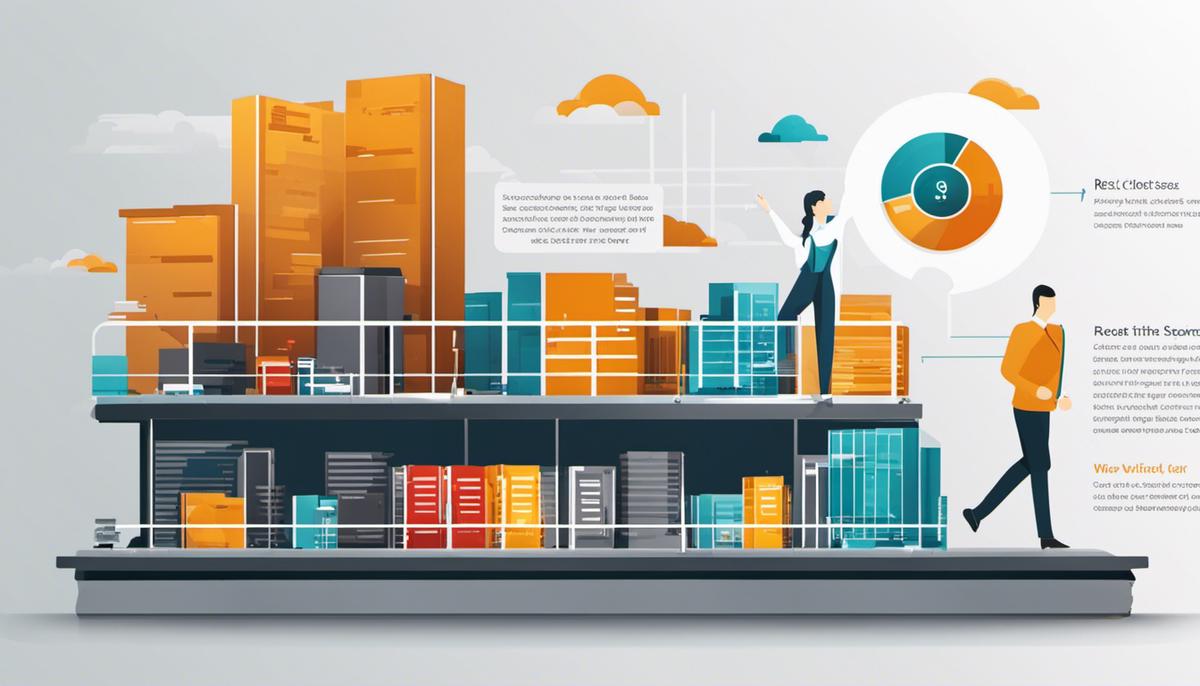 Image illustrating the concept of REST services and client-side object models in SharePoint - depicting the shift from server-side to client-side approach.