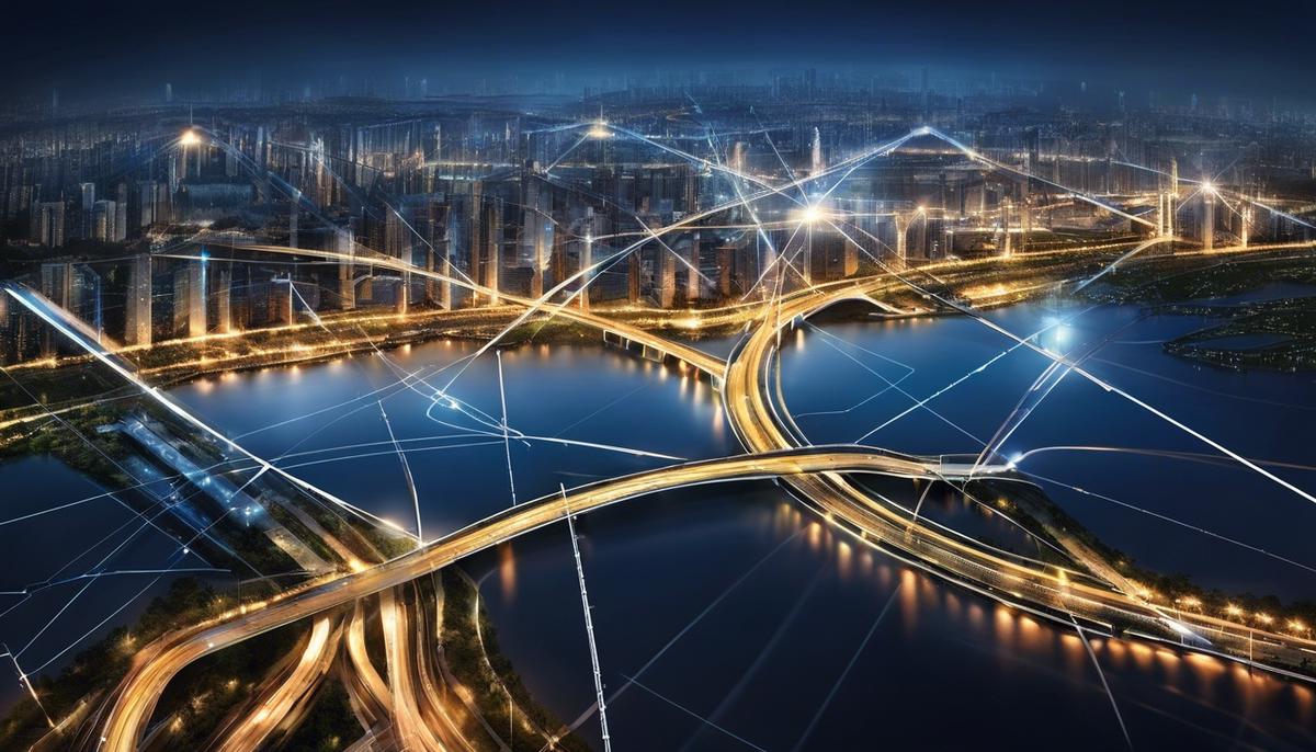 The concept of Gateway of Last Resort and Static Routes shown with arrows going through a network infrastructure.